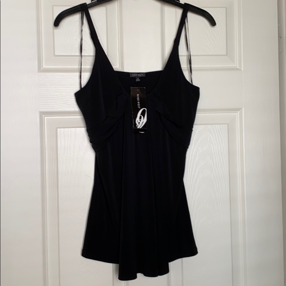 NINE WEST BLACK BEAUTY WITH ADJUSTABLE STRAPS!!